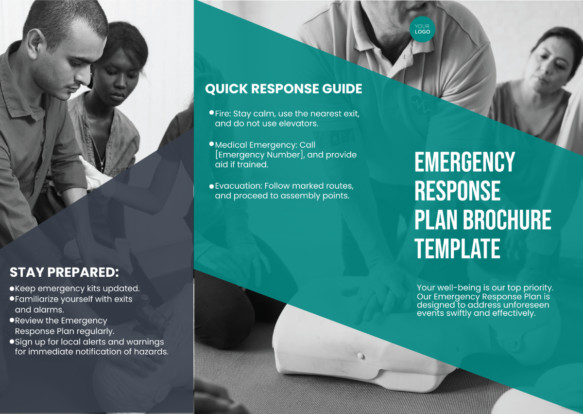 Emergency Response Plan Brochure Template