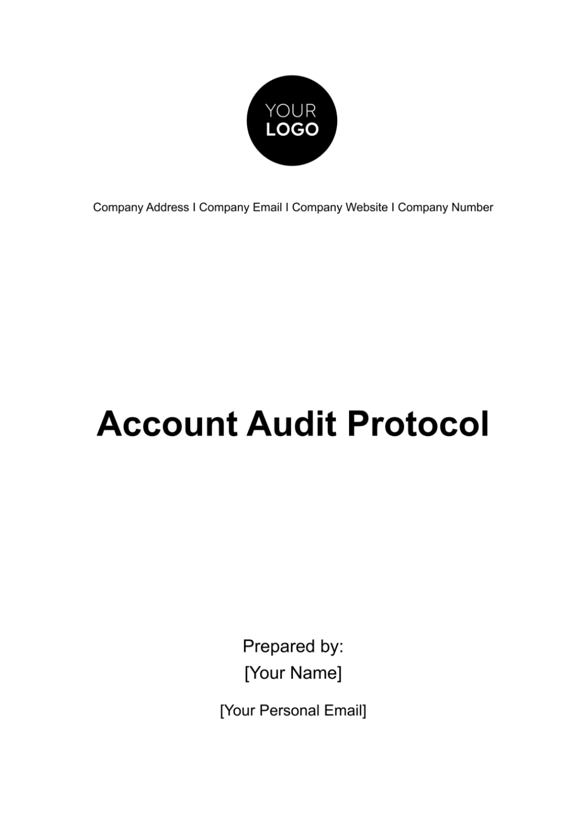 Account Audit Protocol Template