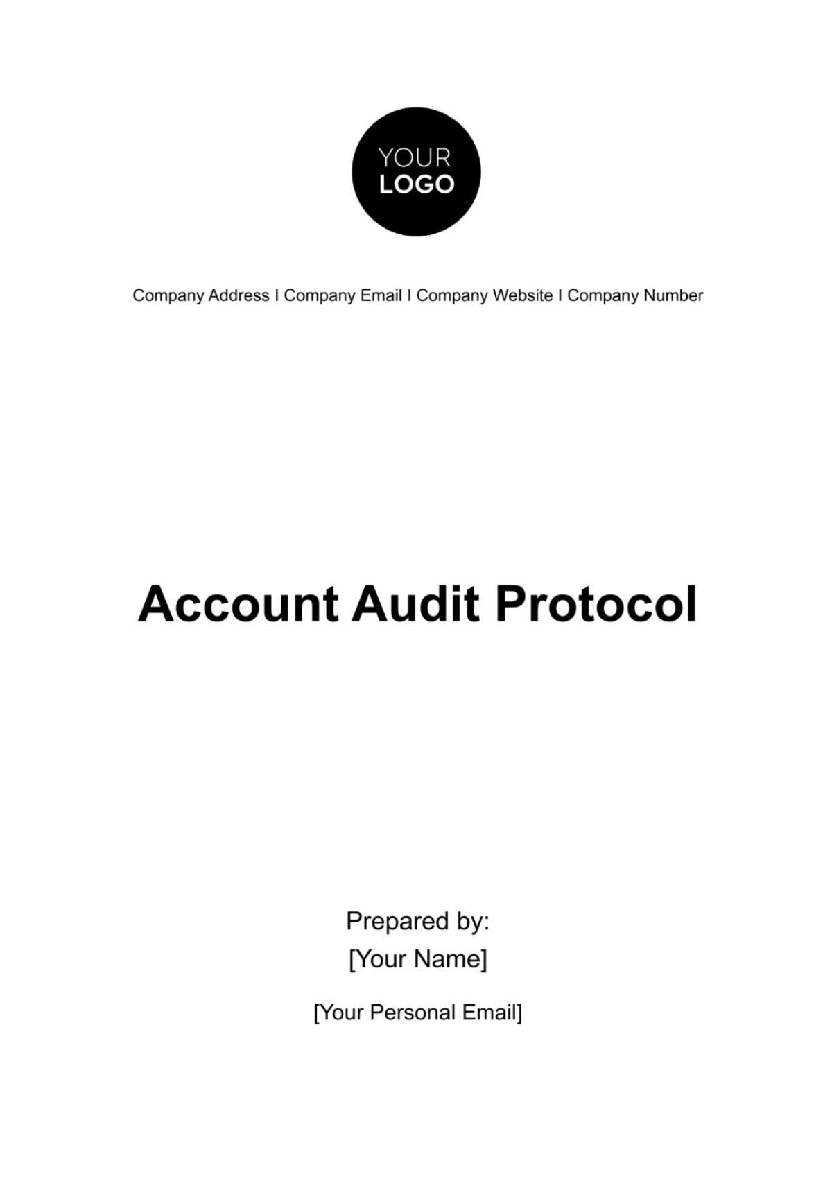 Account Audit Protocol Template - Edit Online & Download