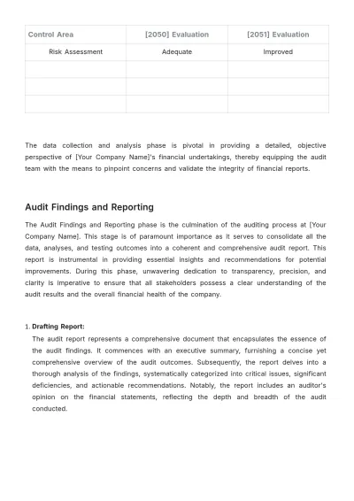Free Account Audit Protocol Template to Edit Online