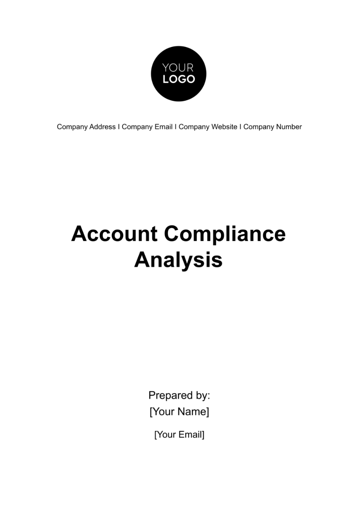 Account Compliance Analysis Template - Edit Online & Download