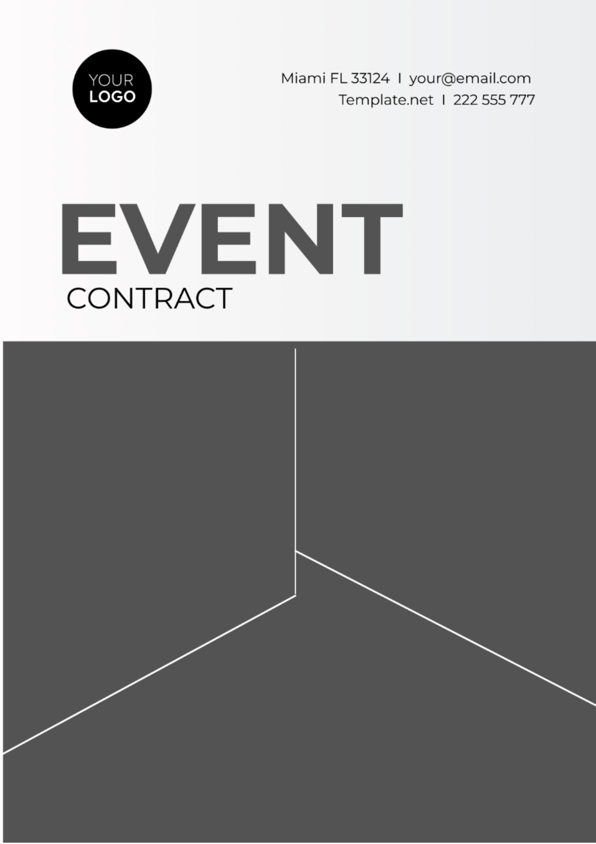 Event Contract Template