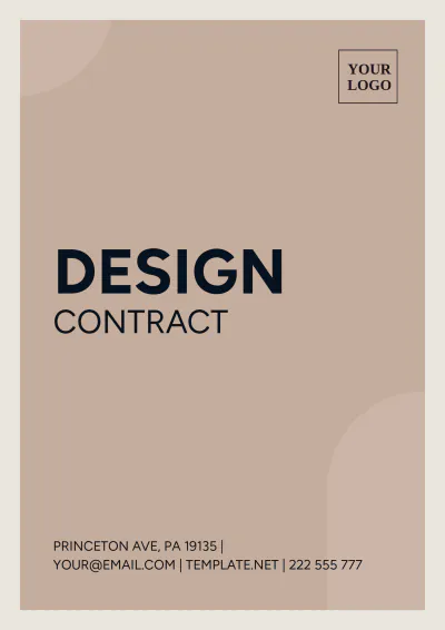 Free Design Contract Template to Edit Online