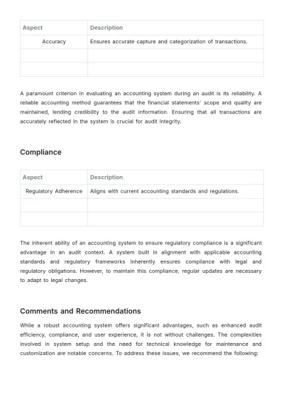 Free Accounting Method Audit Review Template to Edit Online