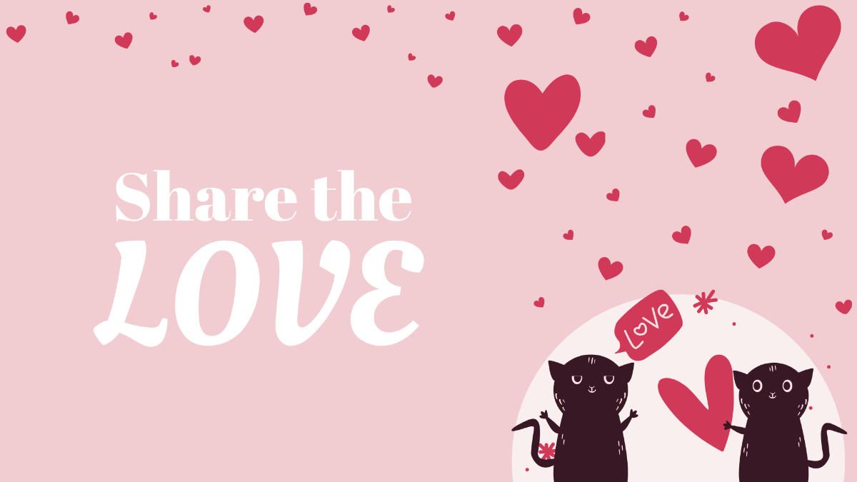 Valentine's Day Desktop Wallpaper Template