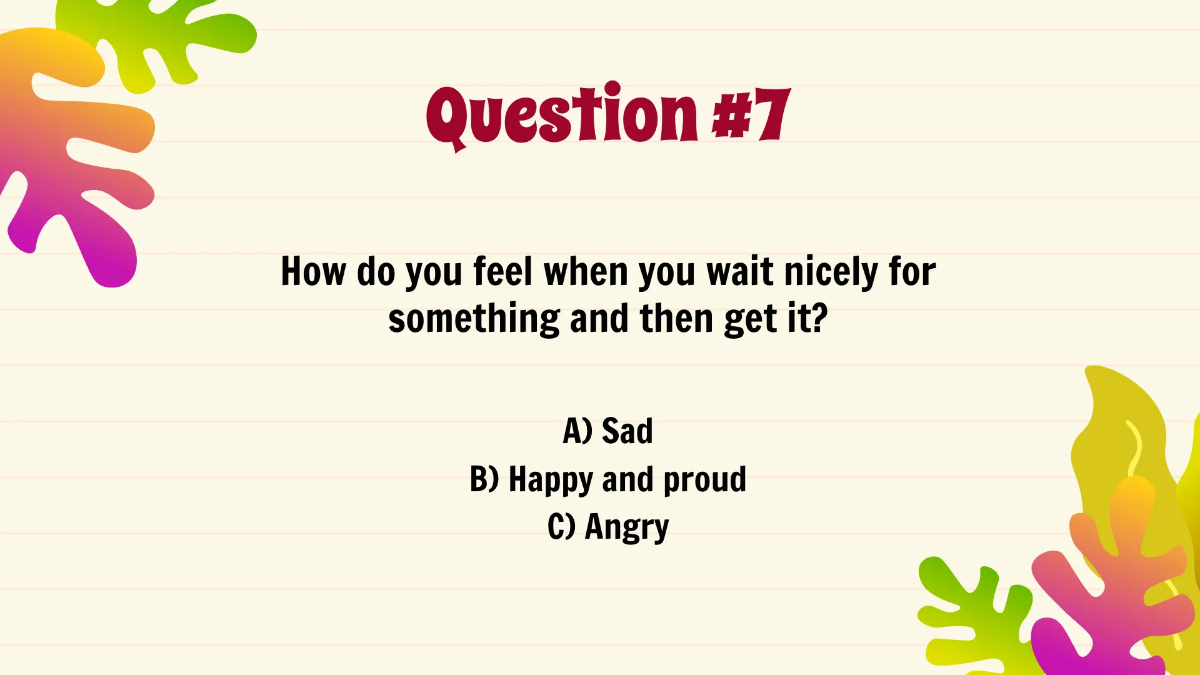 Free Delayed Gratification Template to Edit Online