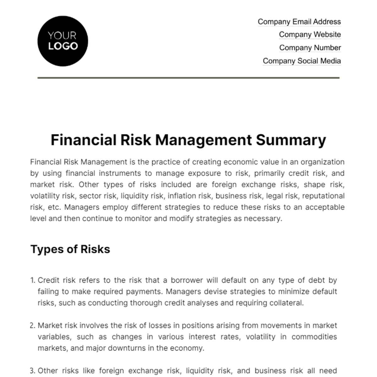 financial-risk-management-summary-template-edit-online-download