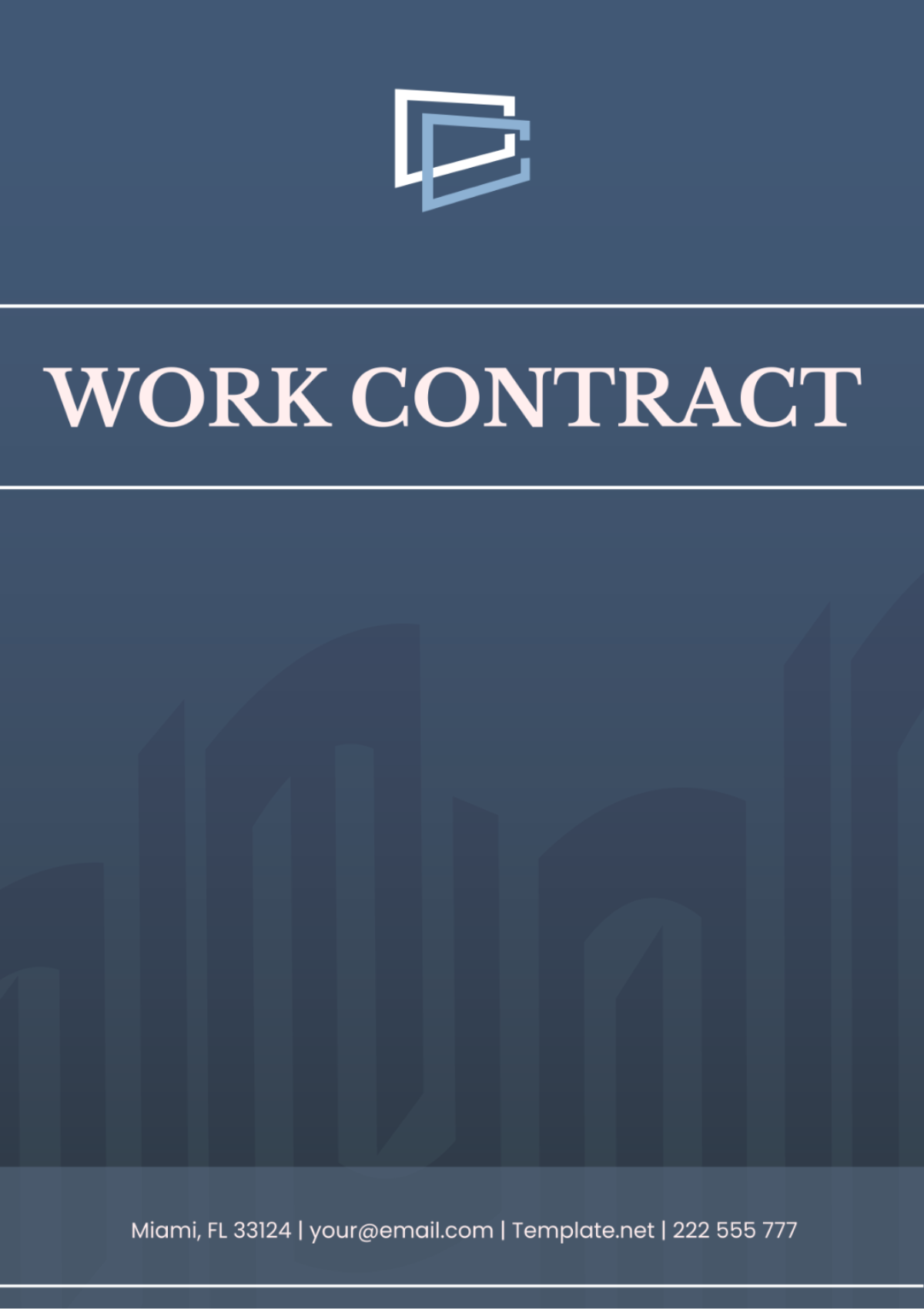 Work Contract Template - Edit Online & Download