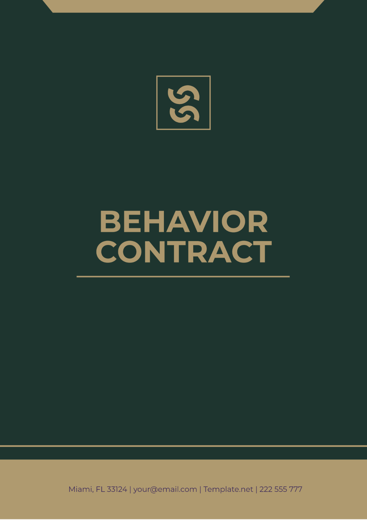 Behavior Contract Design Template