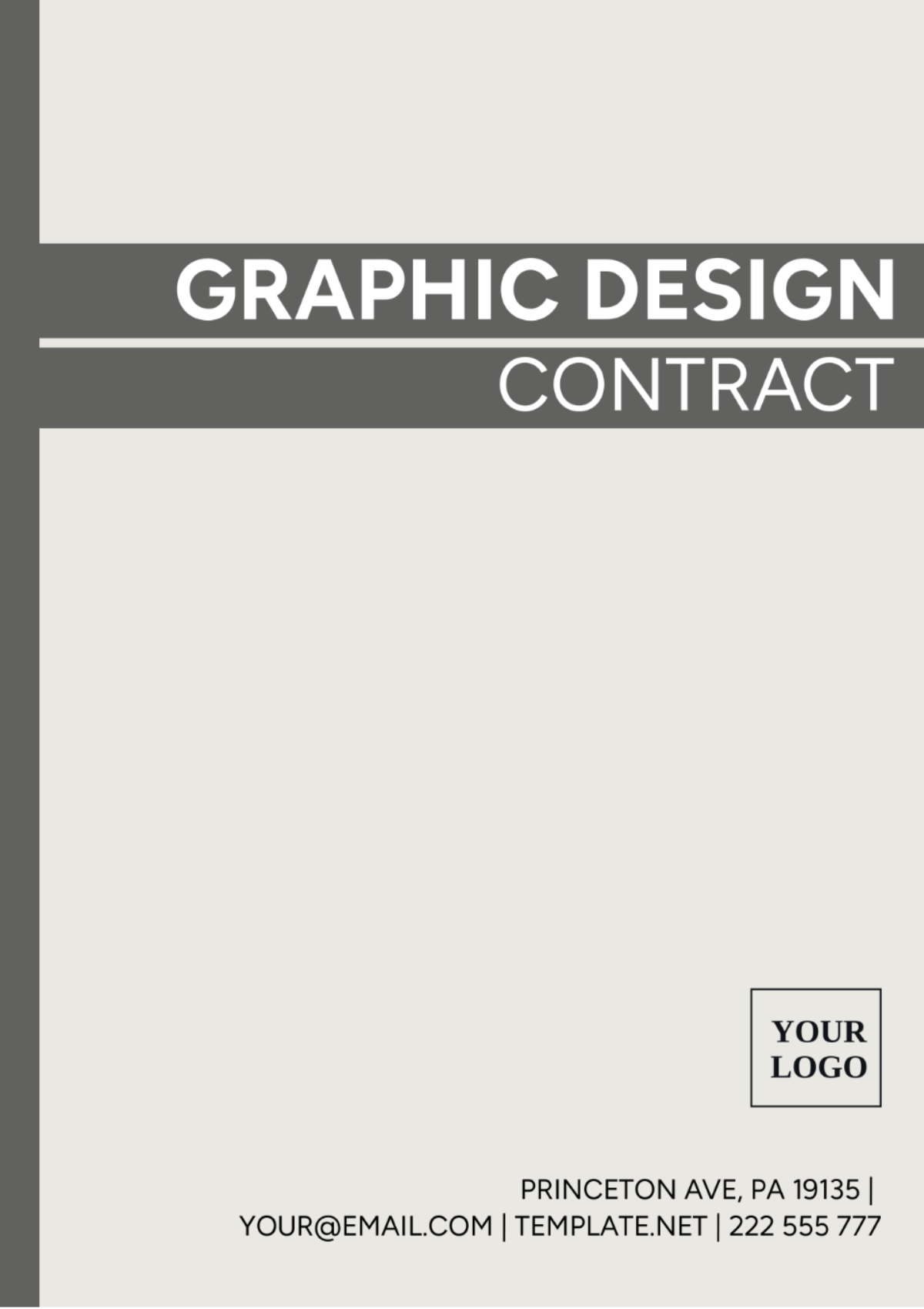 Graphic Design Contract Template - Edit Online & Download