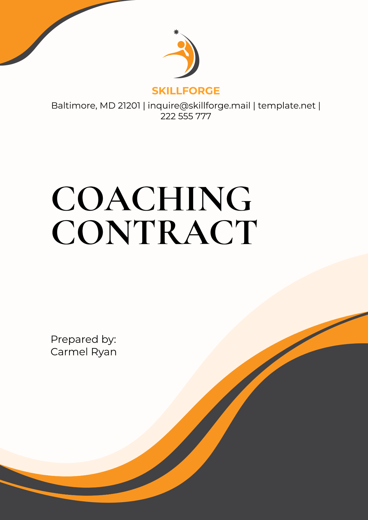 Free Coaching Contract Template