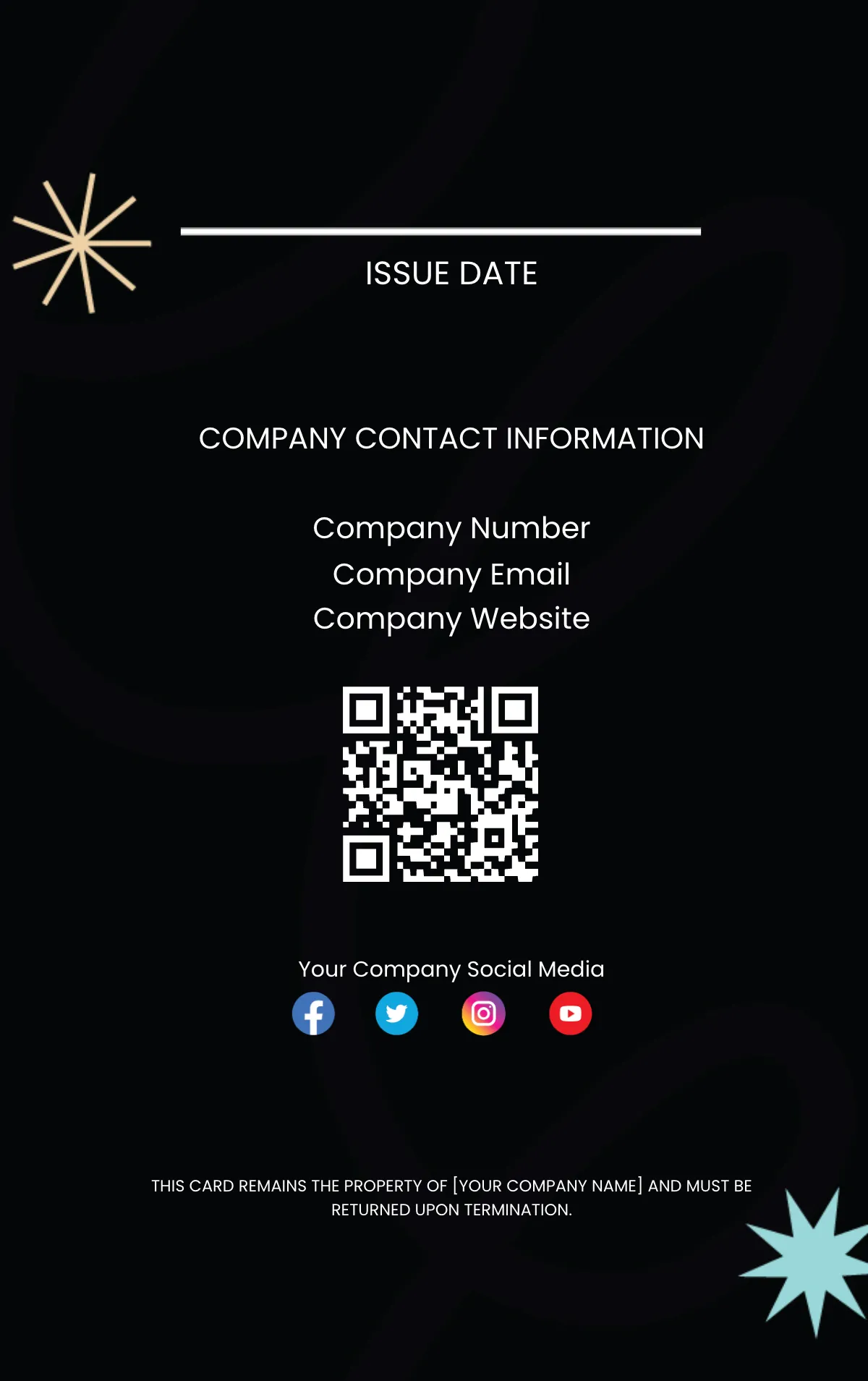 Free Social Media Specialist ID Card Template to Edit Online