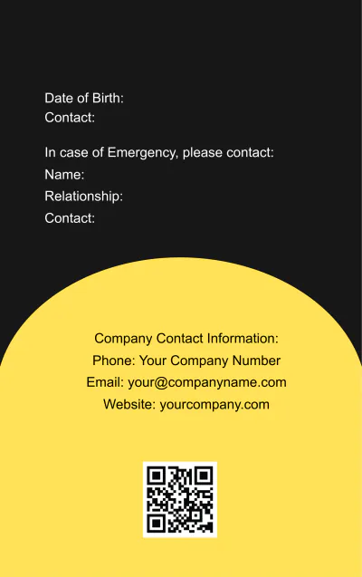 Free Multimedia Content Creator ID Card Template to Edit Online