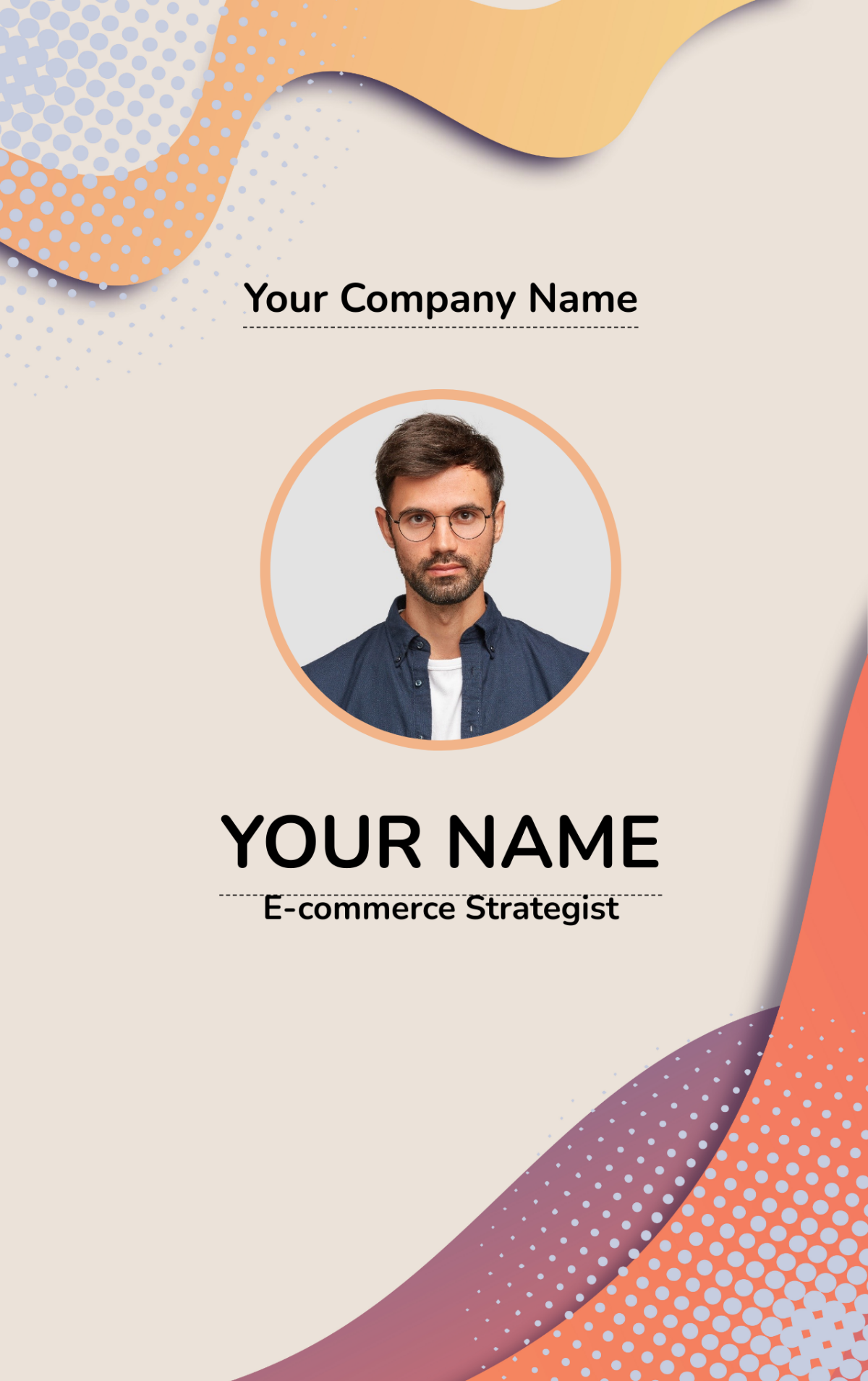 E-commerce Strategist ID Card