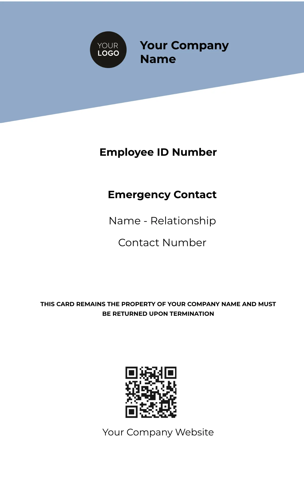 Free Customer Retention Specialist ID Card Template to Edit Online