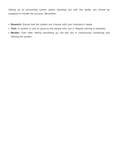 Free Accounting System Guide Template to Edit Online