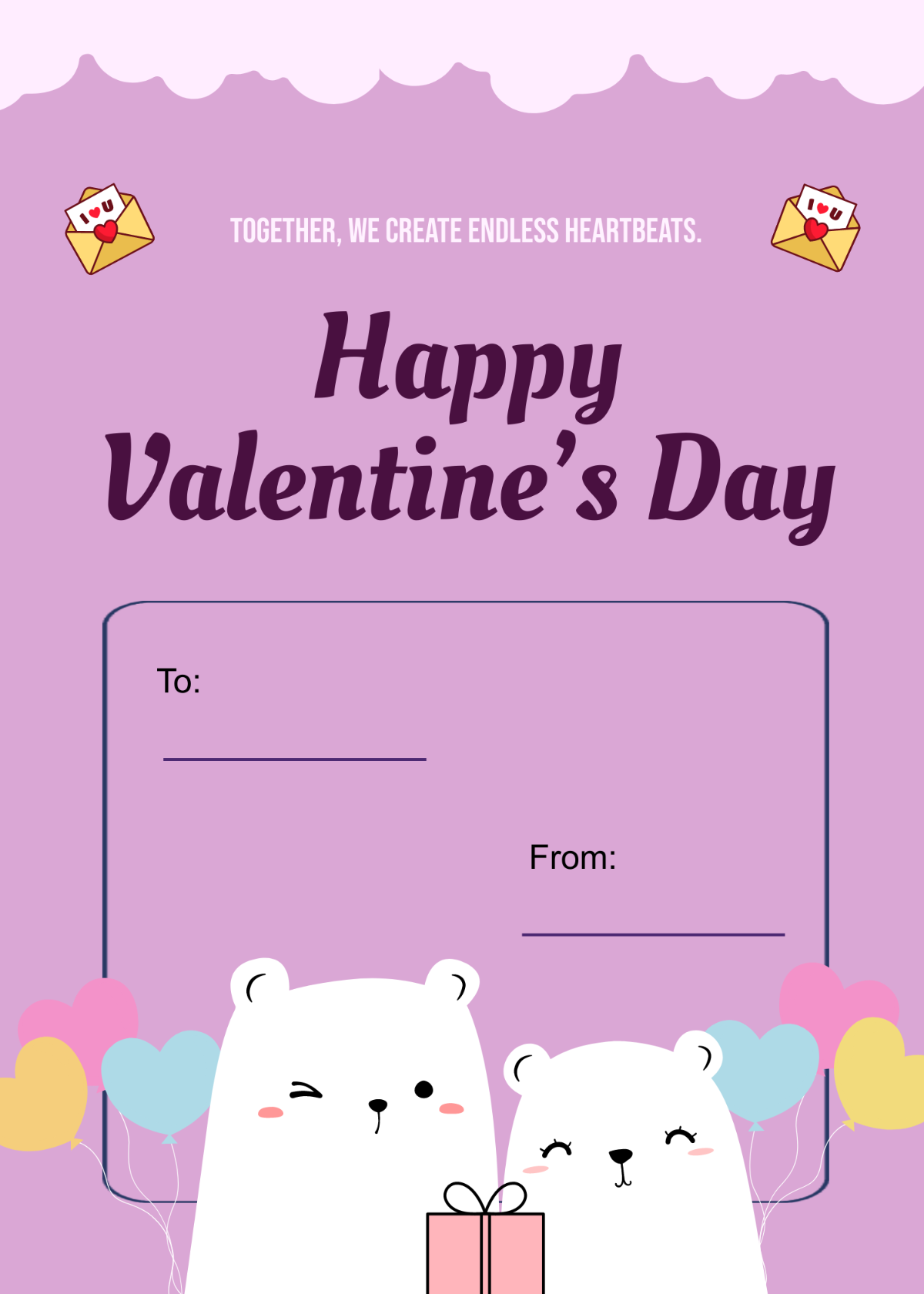Cute Valentine's Day Gifts for Friends Template