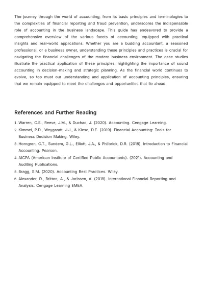 Free Accounting Guide Template to Edit Online
