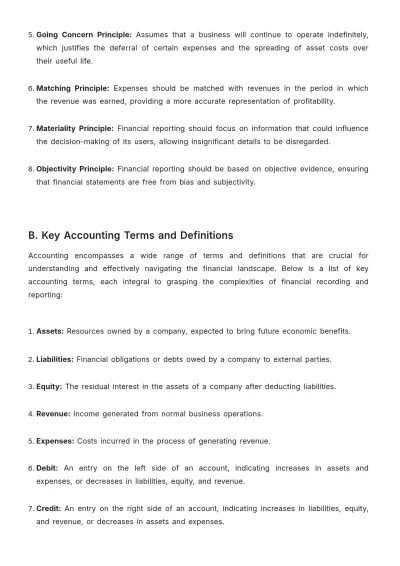 Free Accounting Guide Template to Edit Online