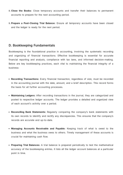 Free Accounting Guide Template to Edit Online