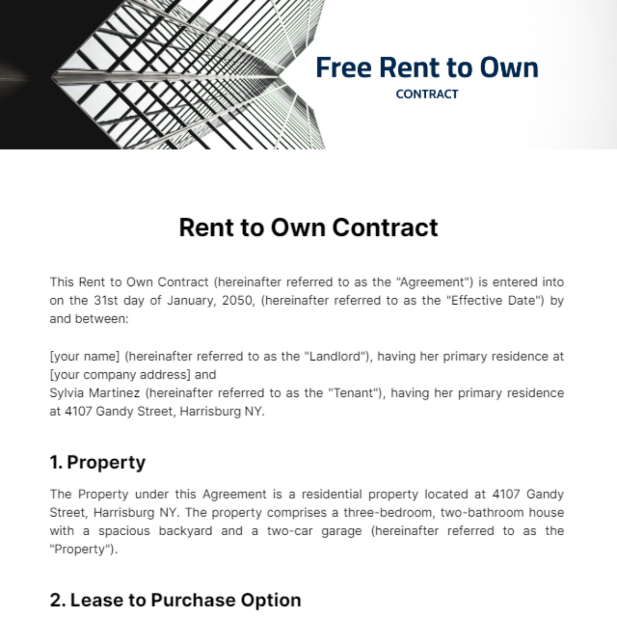 Rent To Own Contract Edit Online Download Example   Rent To Own Contract Edit Online 