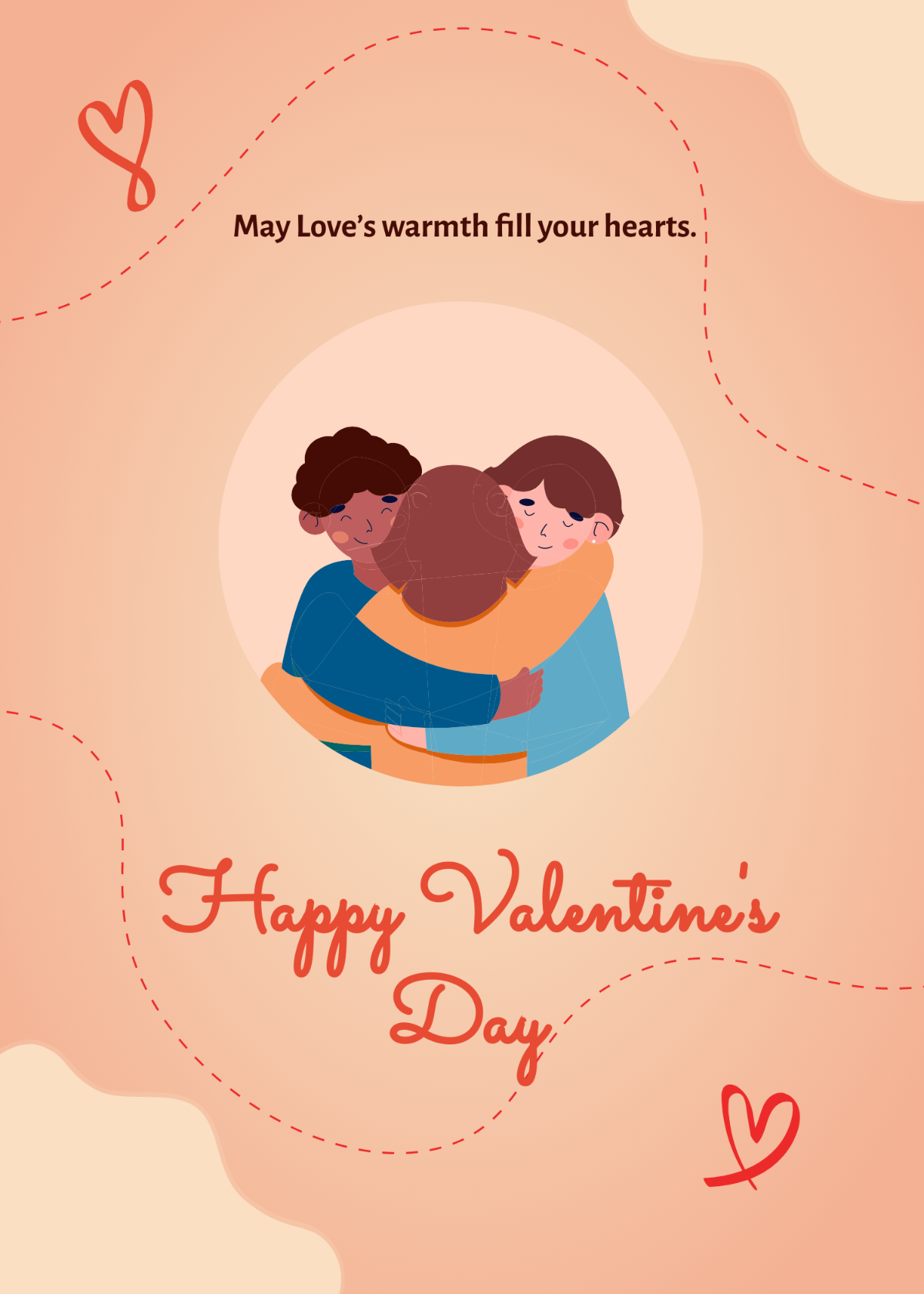Simple Valentine's Day Wishes Template