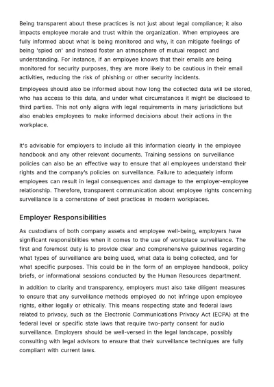 Free Comprehensive Guide to Workplace Surveillance Laws HR Template to Edit Online
