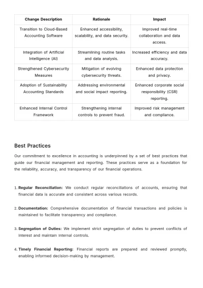 Free Accounting Practices Journal Template to Edit Online