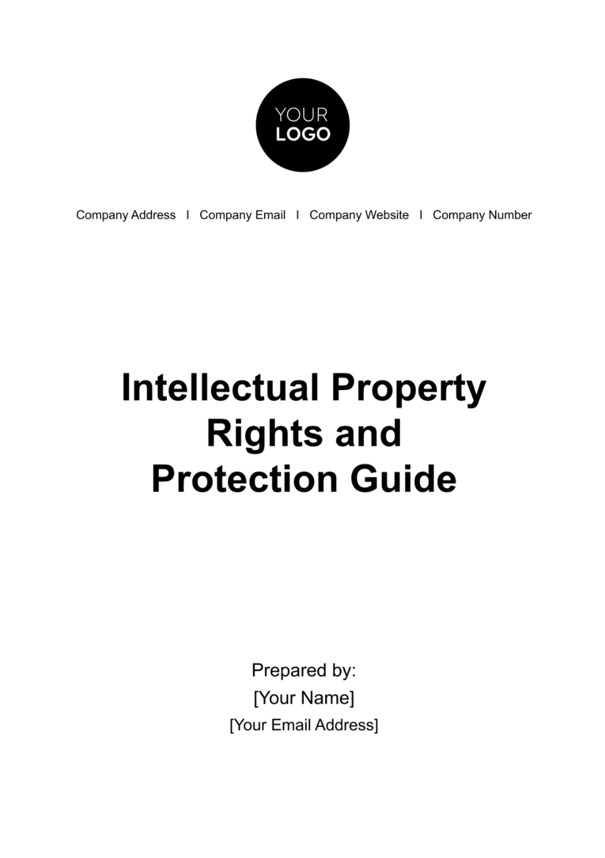 Free Intellectual Property Rights and Protection Guide HR Template