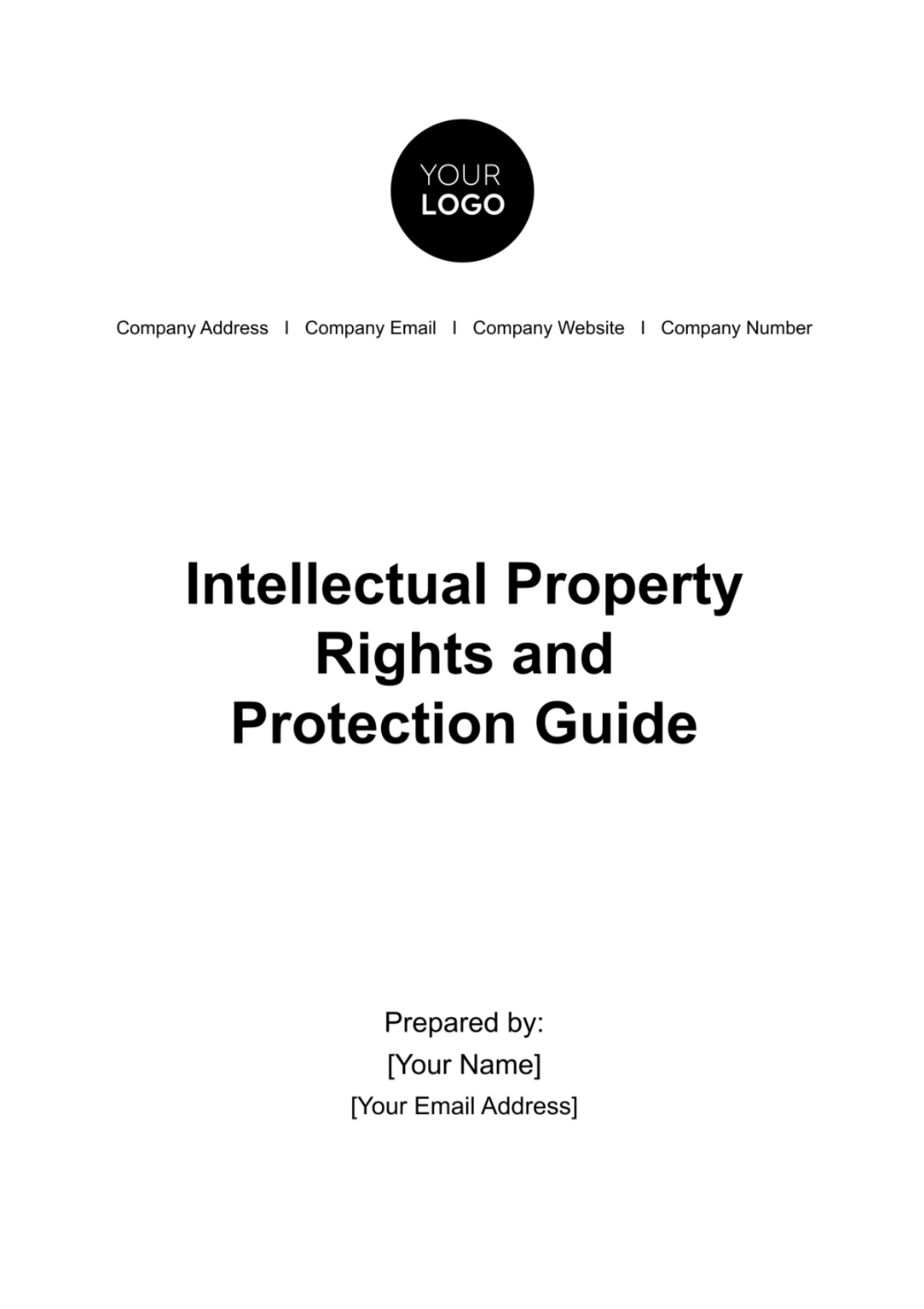 Intellectual Property Rights and Protection Guide HR Template - Edit Online & Download