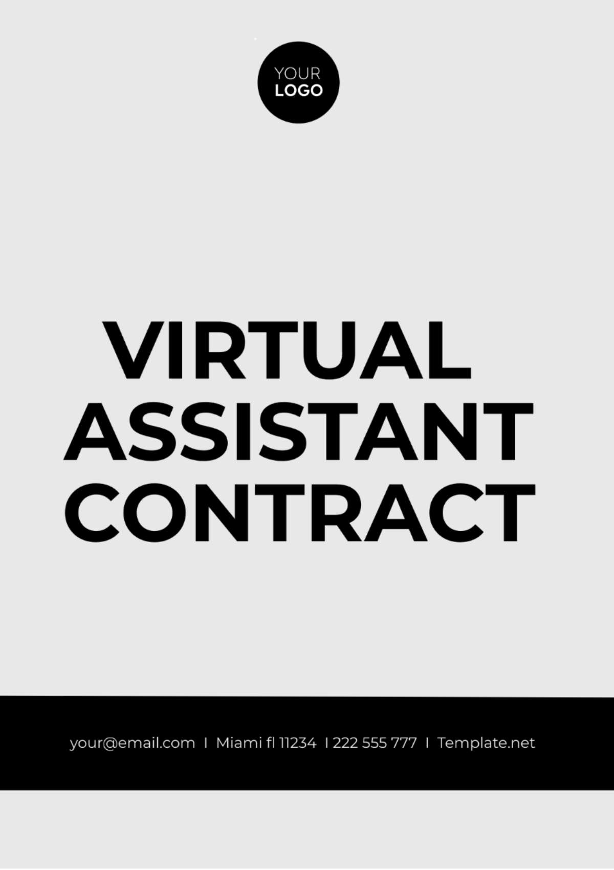 Virtual Assistant Contract Template - Edit Online & Download