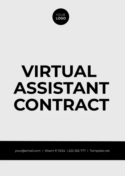 Free Virtual Assistant Contract Template to Edit Online