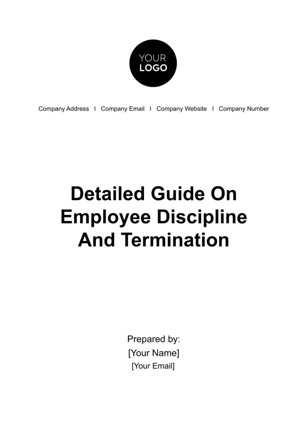 Detailed Guide on Employee Discipline and Termination HR Template - Edit Online & Download