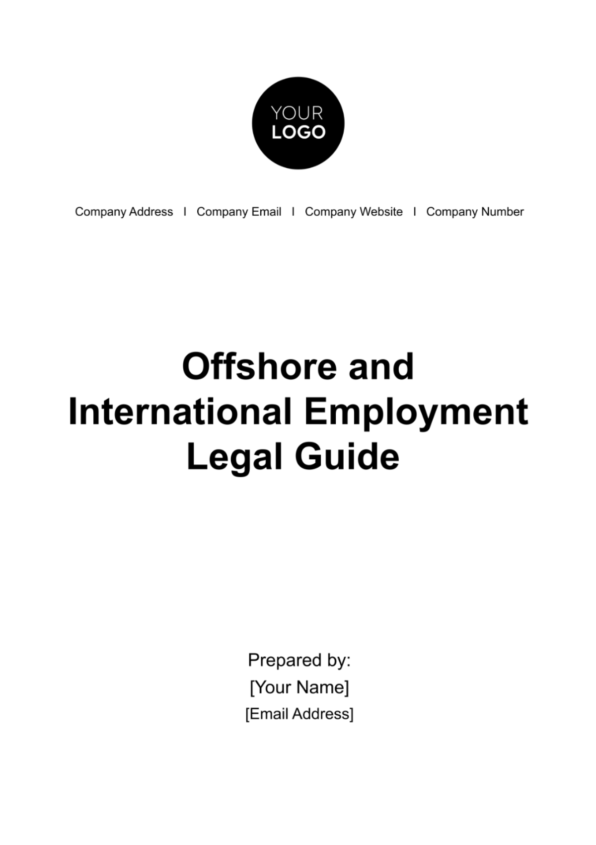 Free Offshore and International Employment Legal Guide HR Template