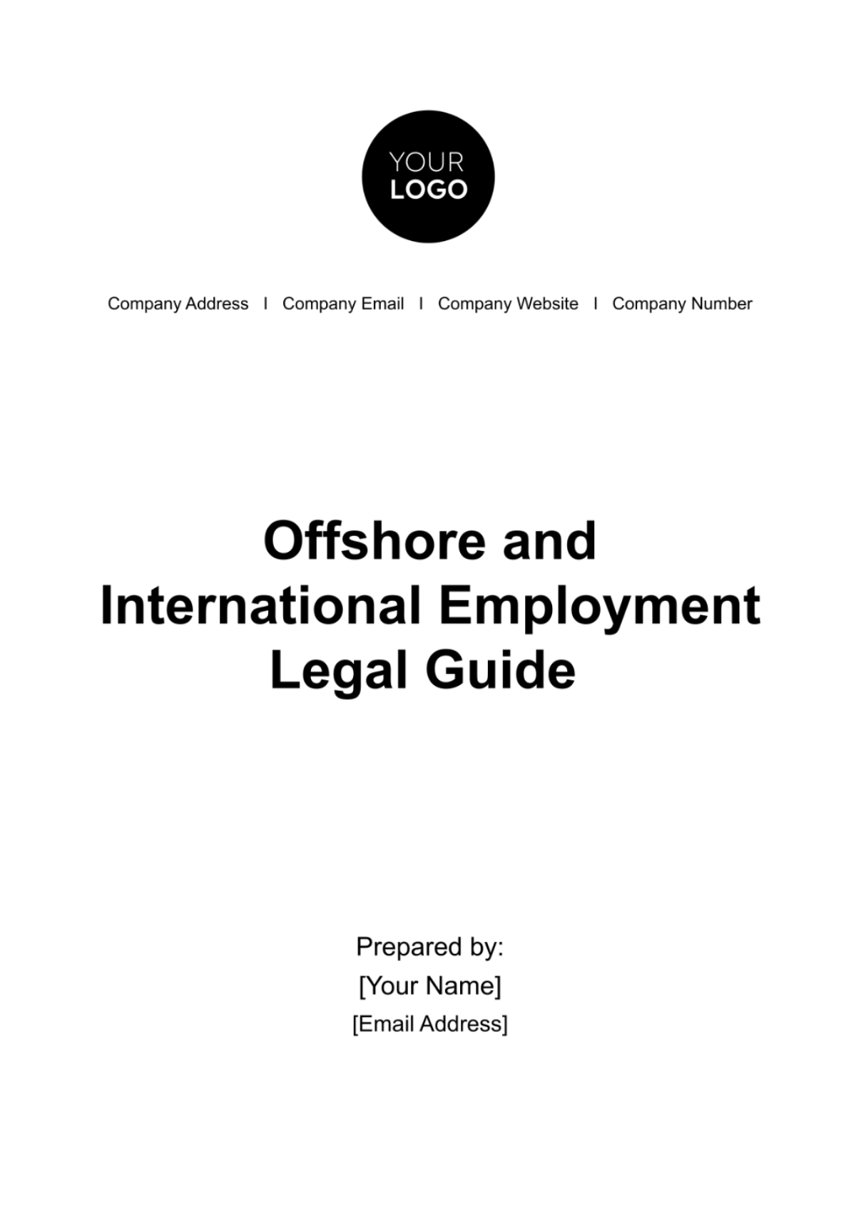 Offshore and International Employment Legal Guide HR Template - Edit Online & Download