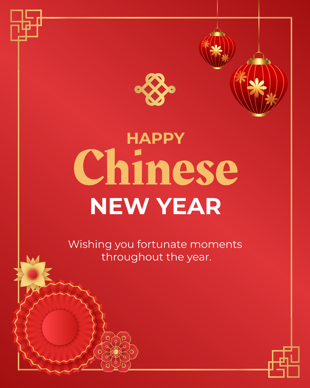 Chinese New Year Greetings Whatsapp Template