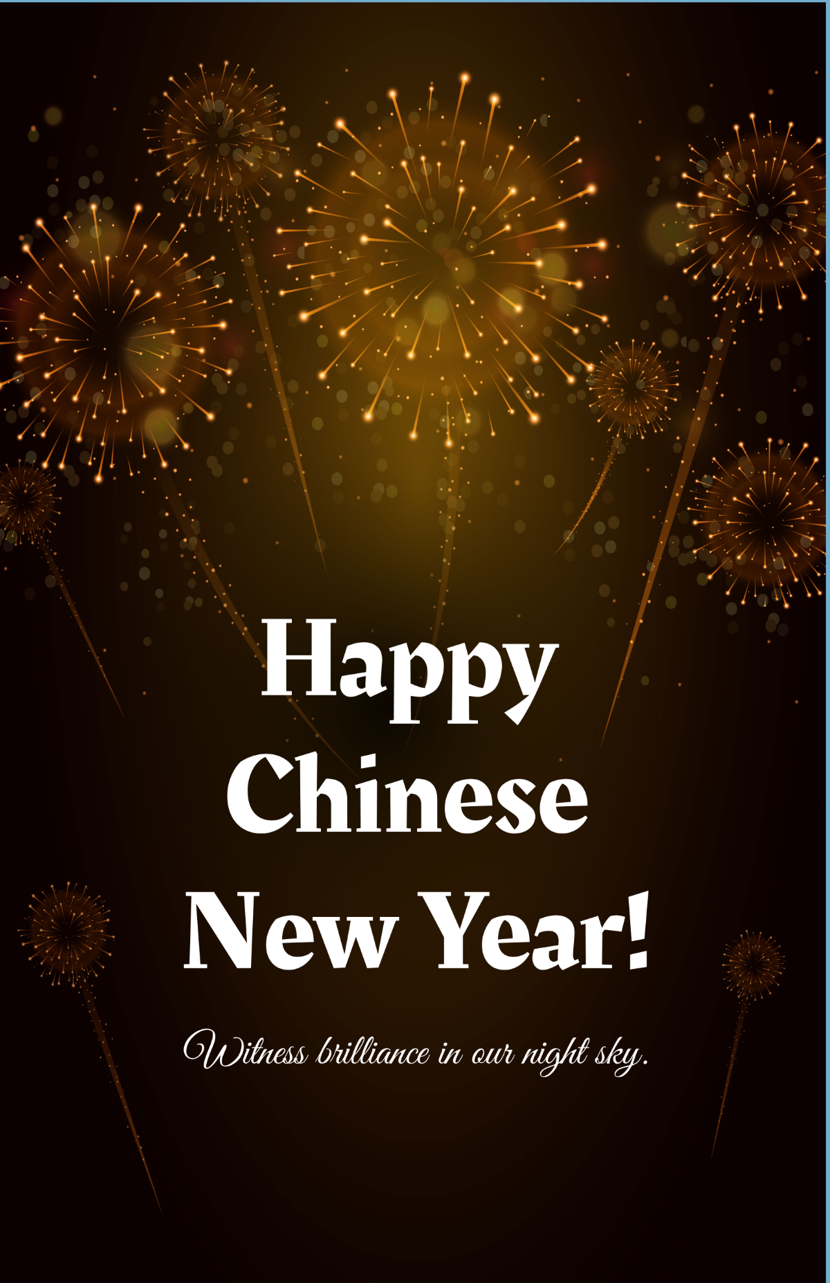 Chinese New Year Event Poster Template
