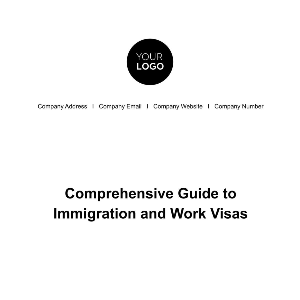 Comprehensive Guide to Immigration and Work Visas HR Template - Edit Online & Download