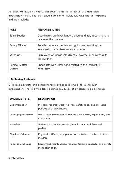 Free Policy & Procedure Manual for Workplace Incidents HR Template to Edit Online