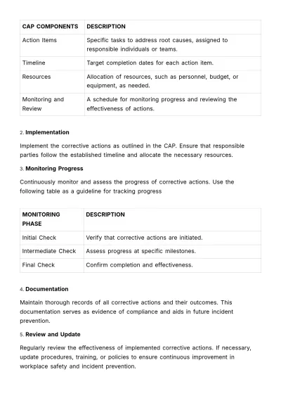 Free Policy & Procedure Manual for Workplace Incidents HR Template to Edit Online