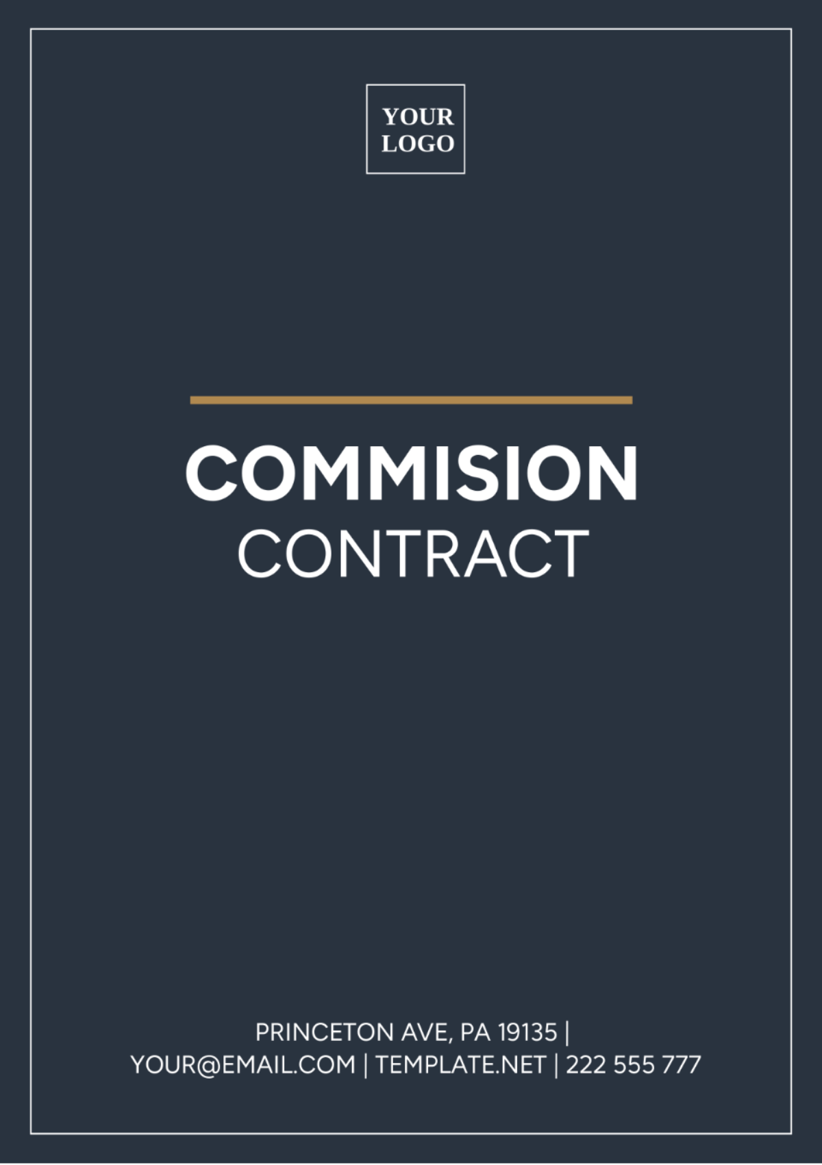 Commission Contract Template