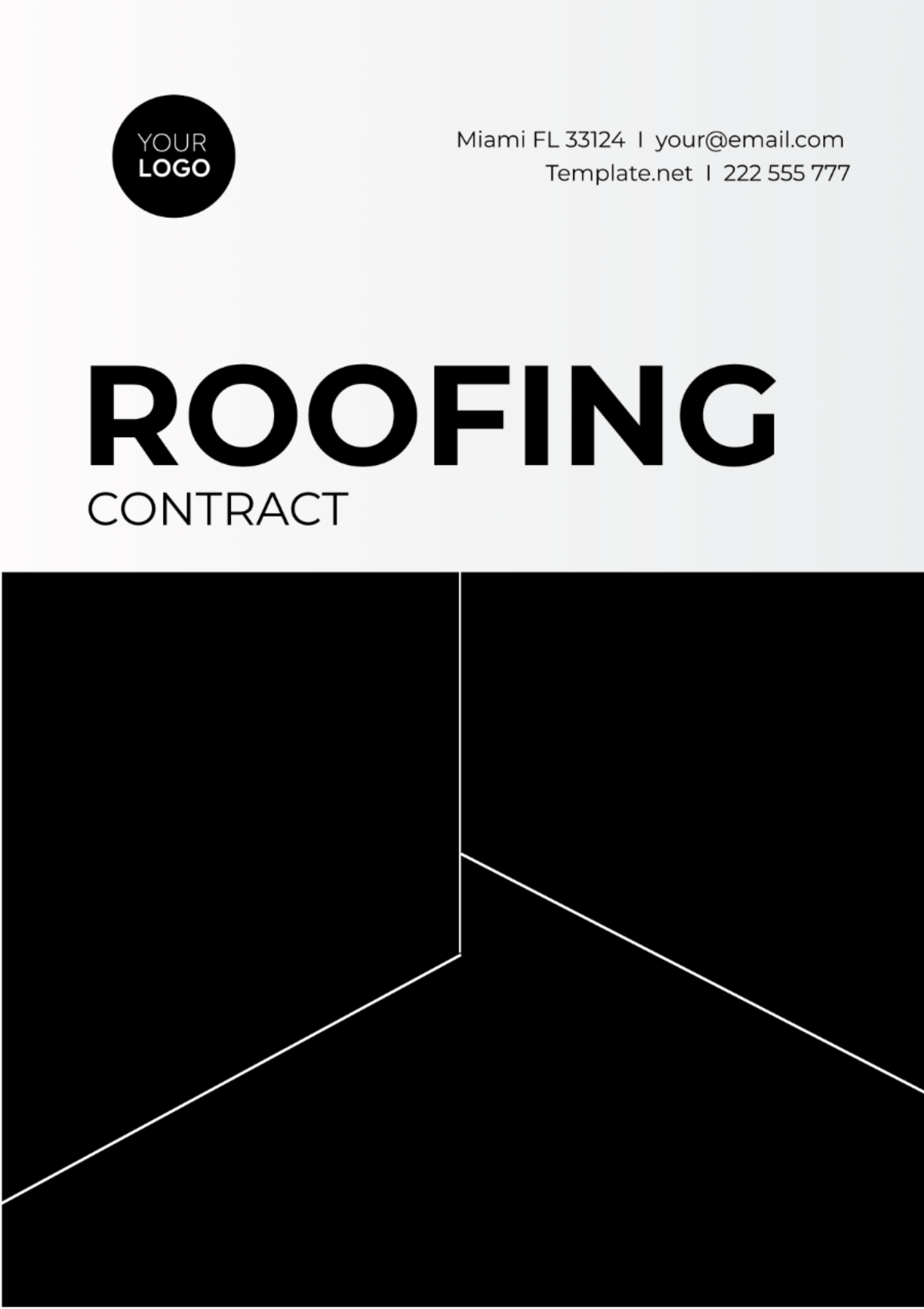 Roofing Contract Template - Edit Online & Download