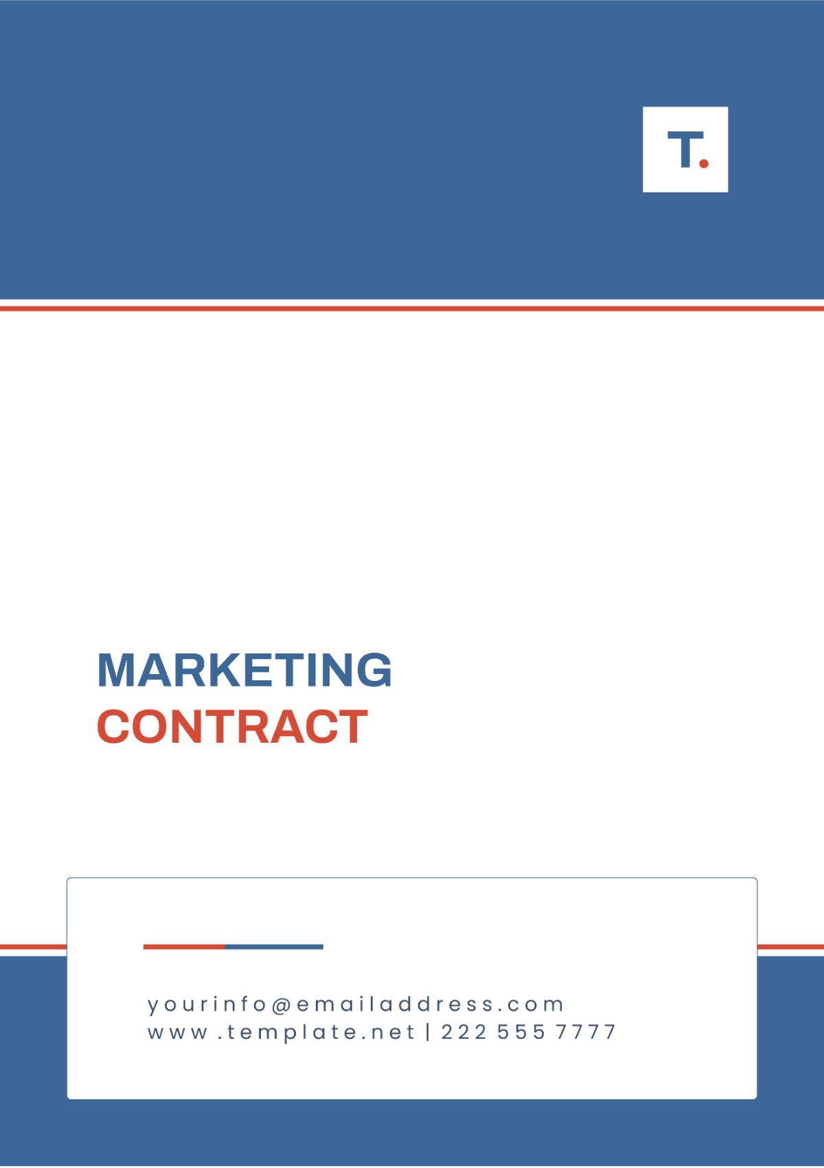 Marketing Contract Template - Edit Online & Download