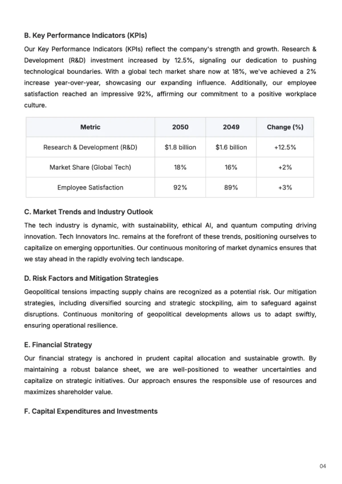 Free Annual Account Reporting Template to Edit Online