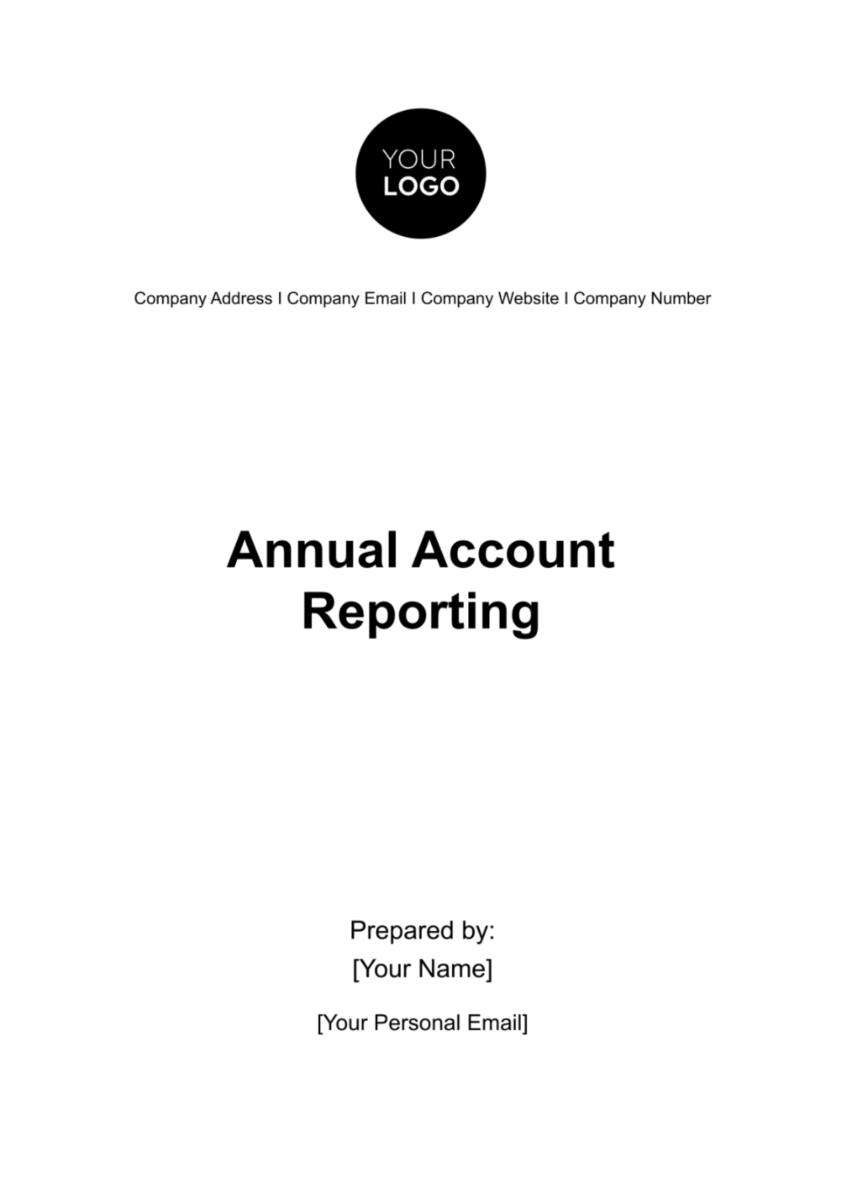 Annual Account Reporting Template - Edit Online & Download