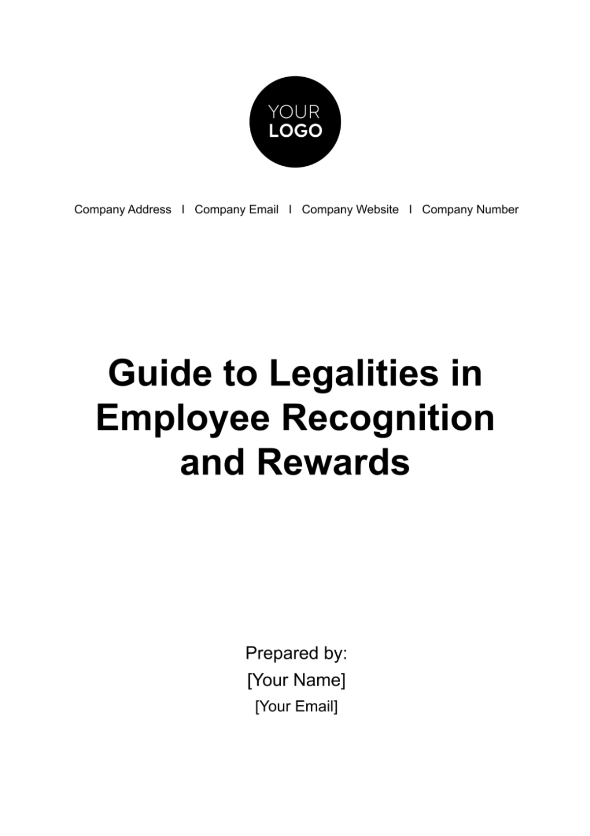 Free Guide to Legalities in Employee Recognition and Rewards HR Template