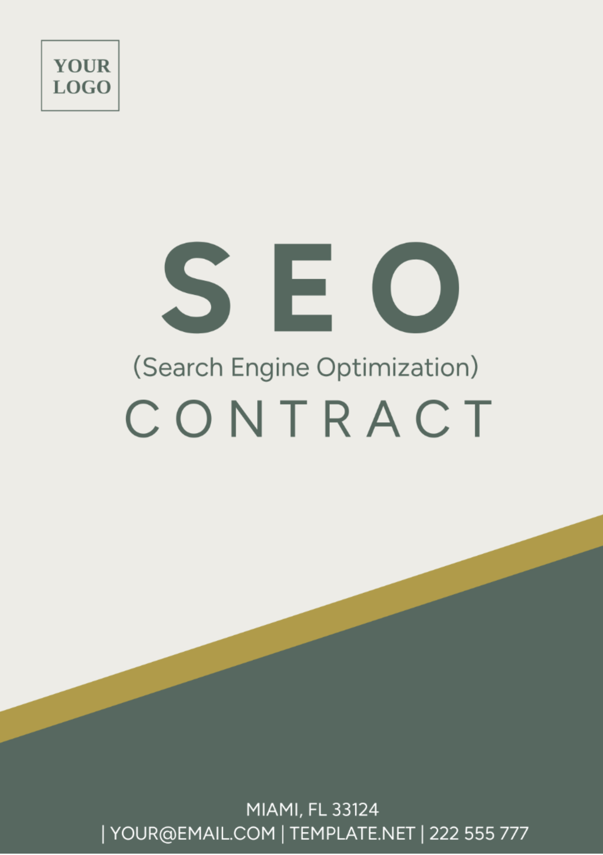 SEO Contract Template