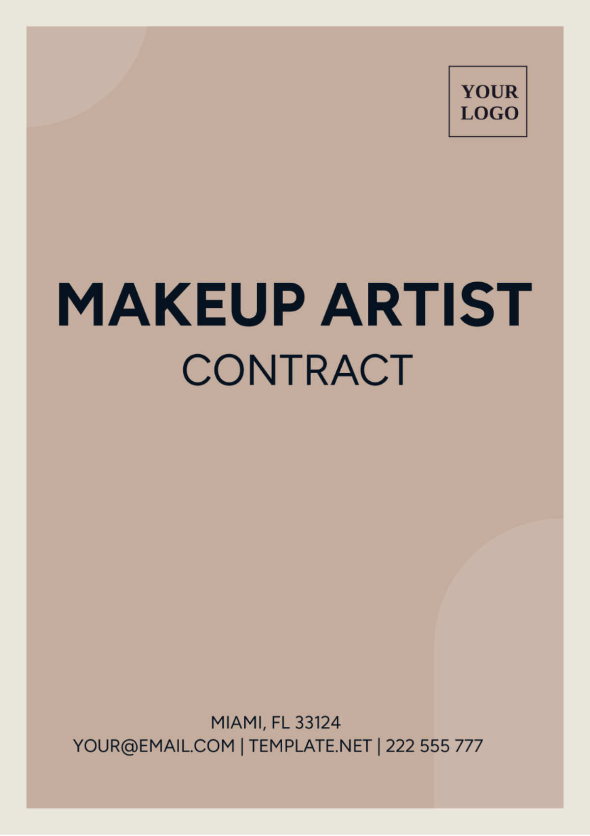 Free Makeup Artist Contract Template