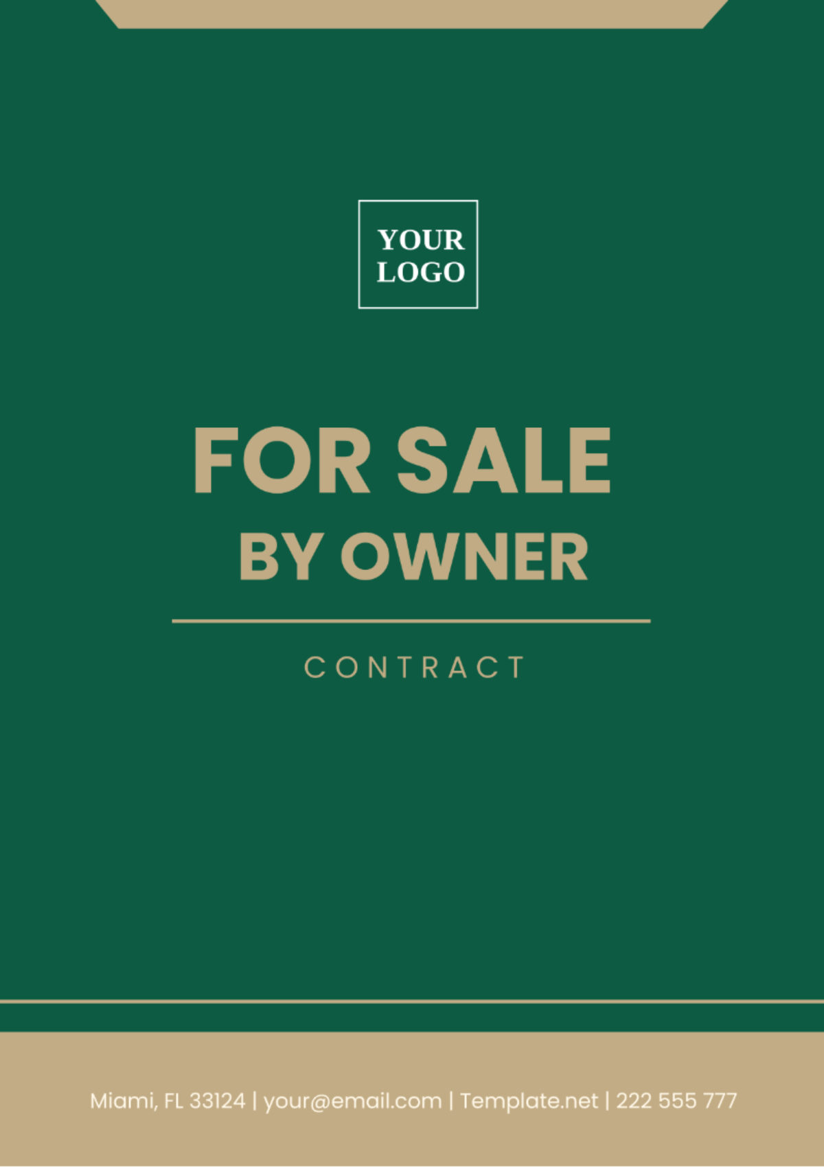 For Sale By Owner Contract Template