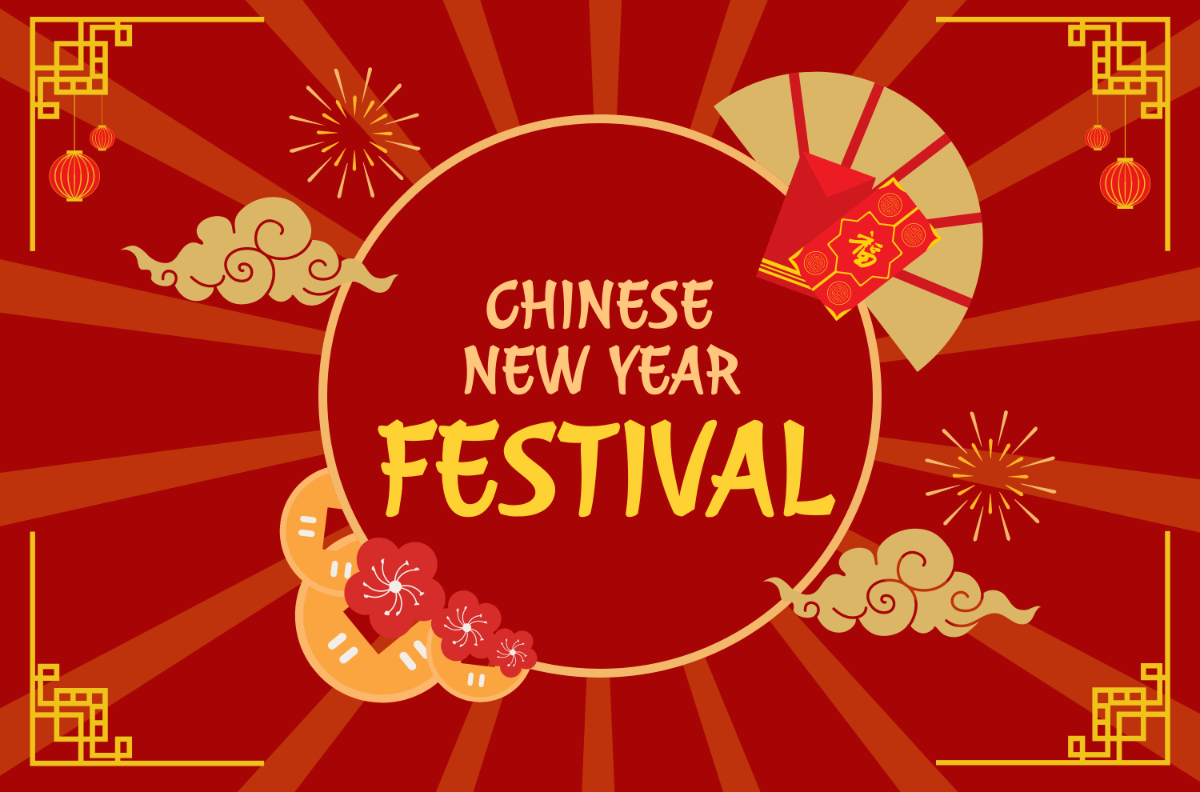 Chinese New Year Festival 2024 Holiday Template